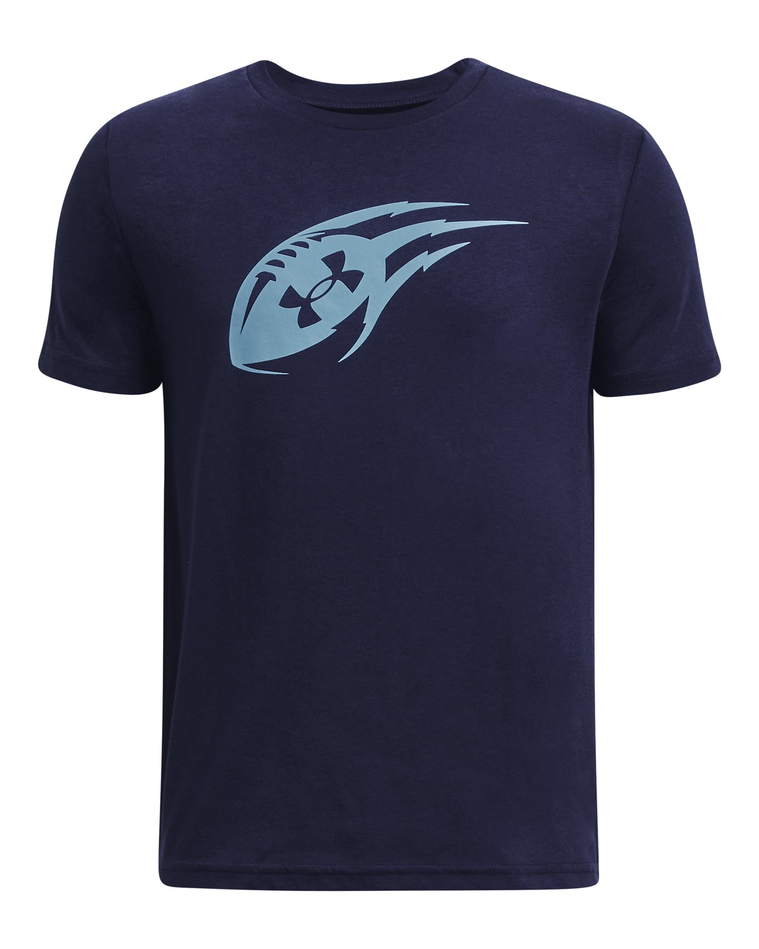 Boys' UA Football Icon Short Sleeve, custom youth shirt with logo imprint 3