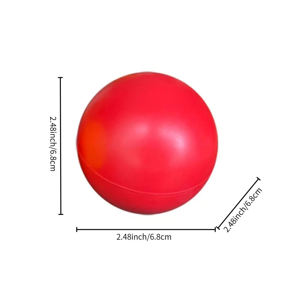 Custom Logo PU Stress Reliever Ball Squeeze Toy 4