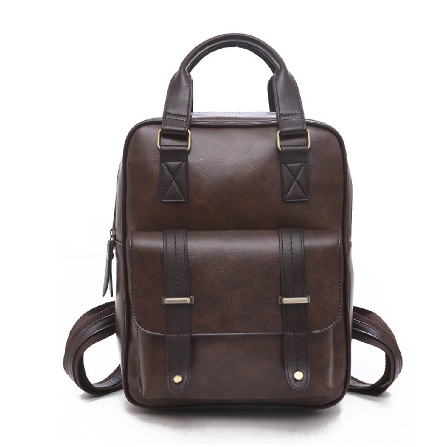 PU Leather Waterproof Backpack 4