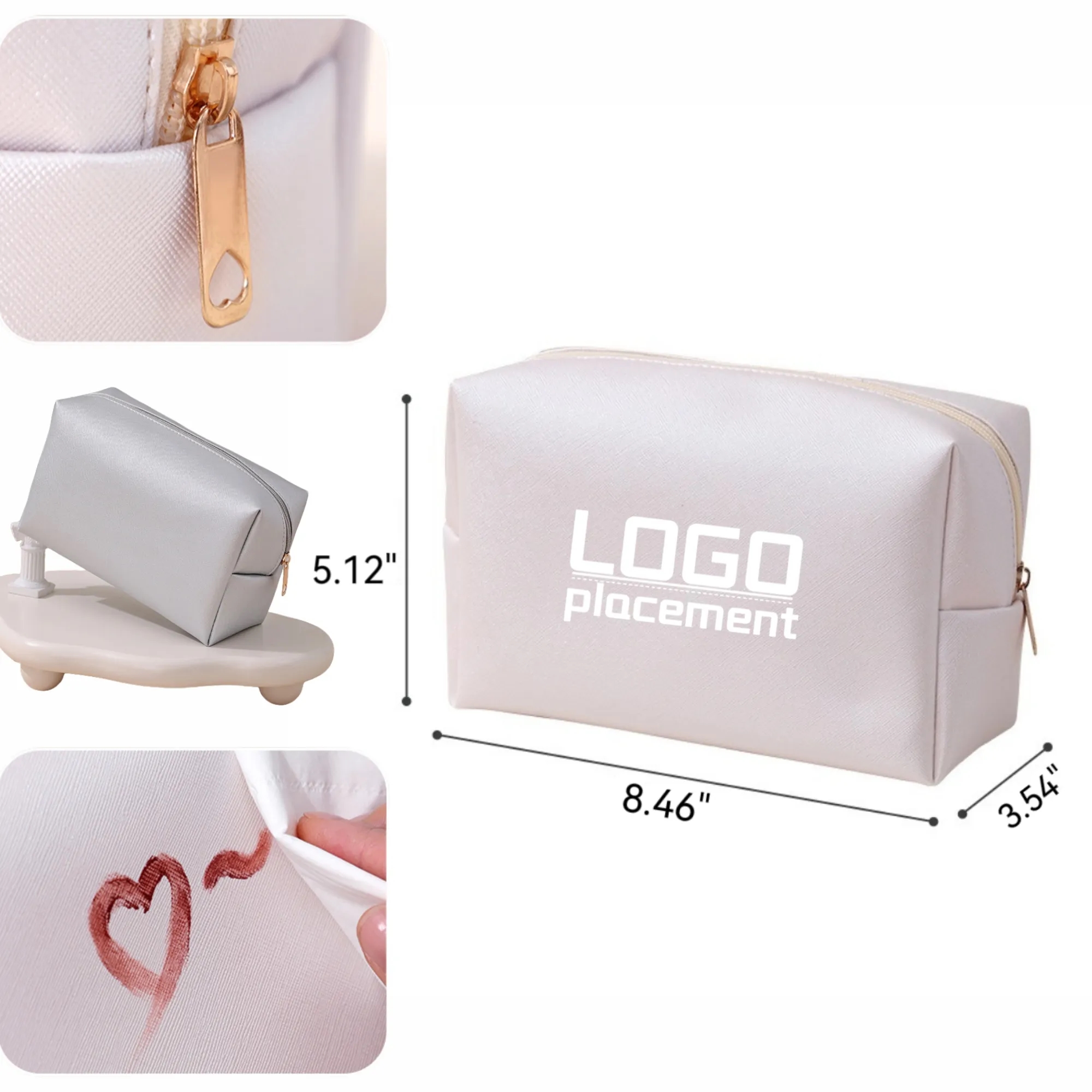 Portable Large Pu Makeup Bag 2