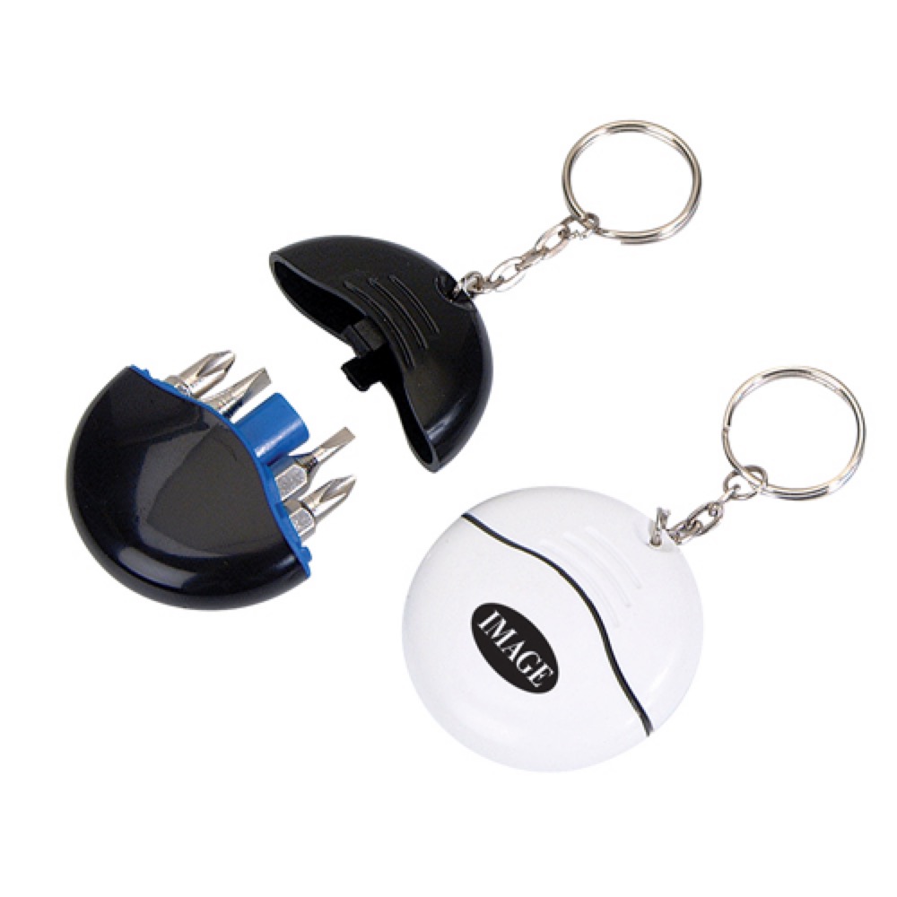 Keychain w/ Mini Screwdriver Set 4