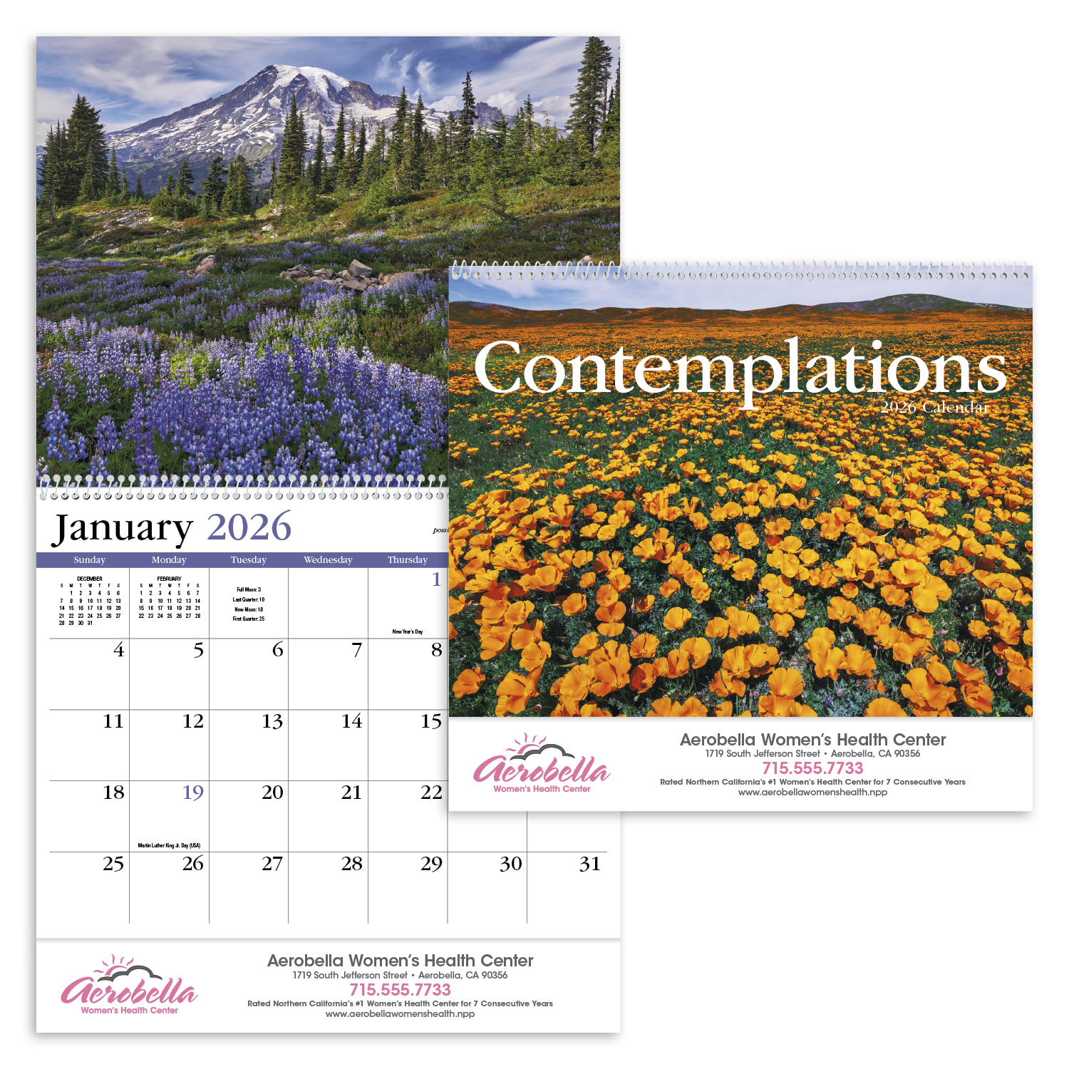 HotLine® Products Contemplations Appointment Calendar - Spiral 50
