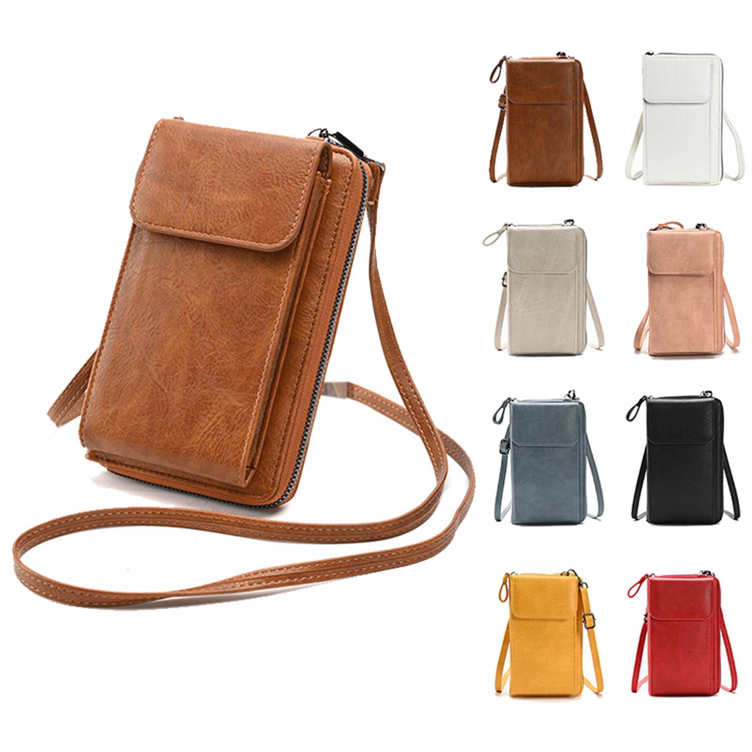 PU Leather Phone Crossbody Purse 5