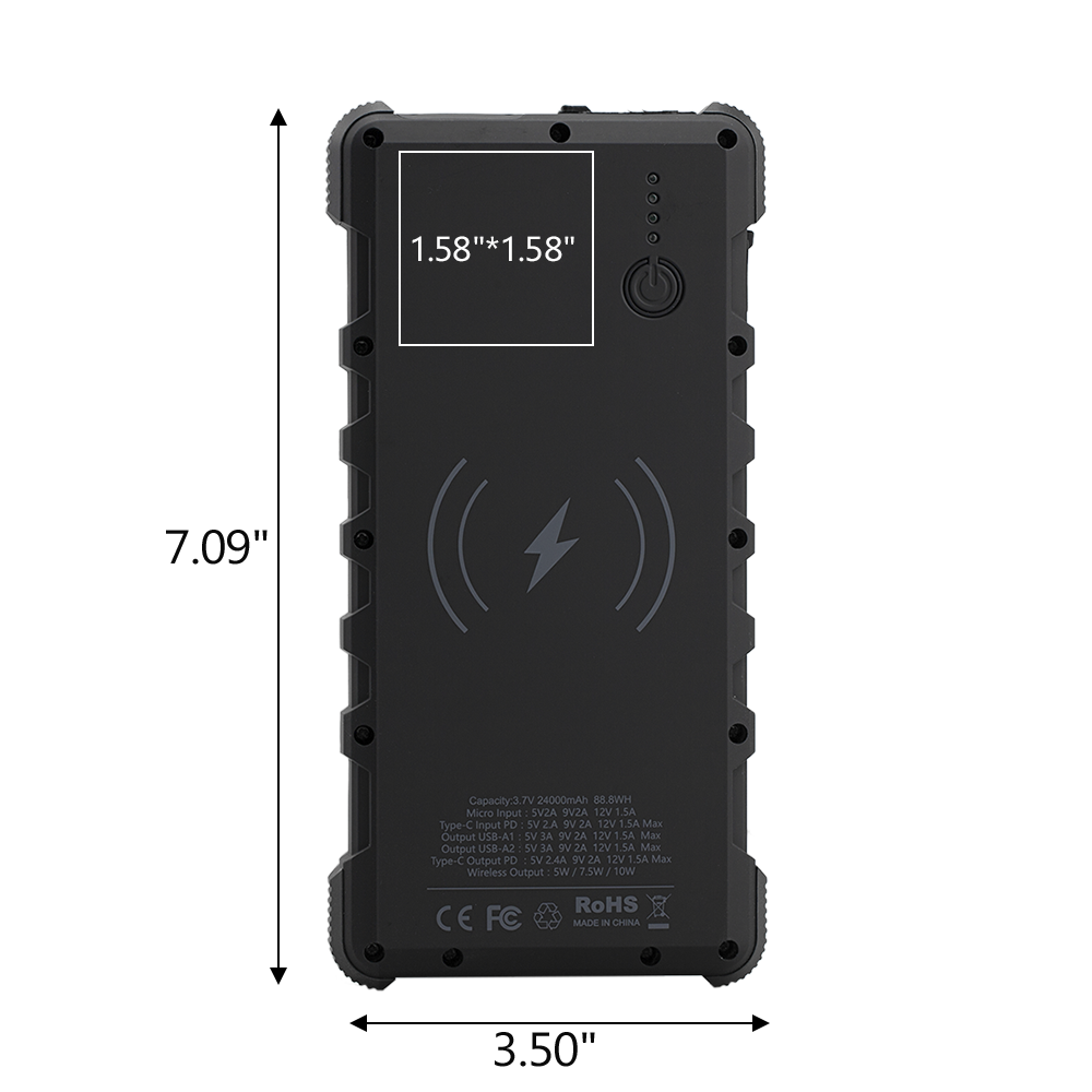 Neptune IP67 Waterproof Solar 24000mAh Power Bank 6