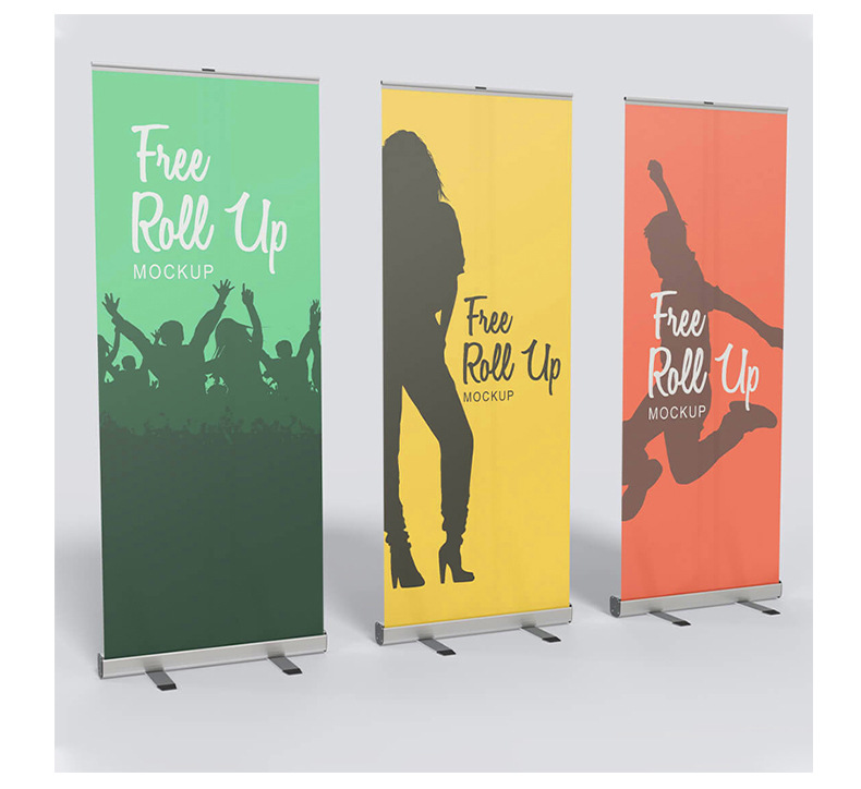 Heavy Duty Retractable Roll Up Banner Stand 2