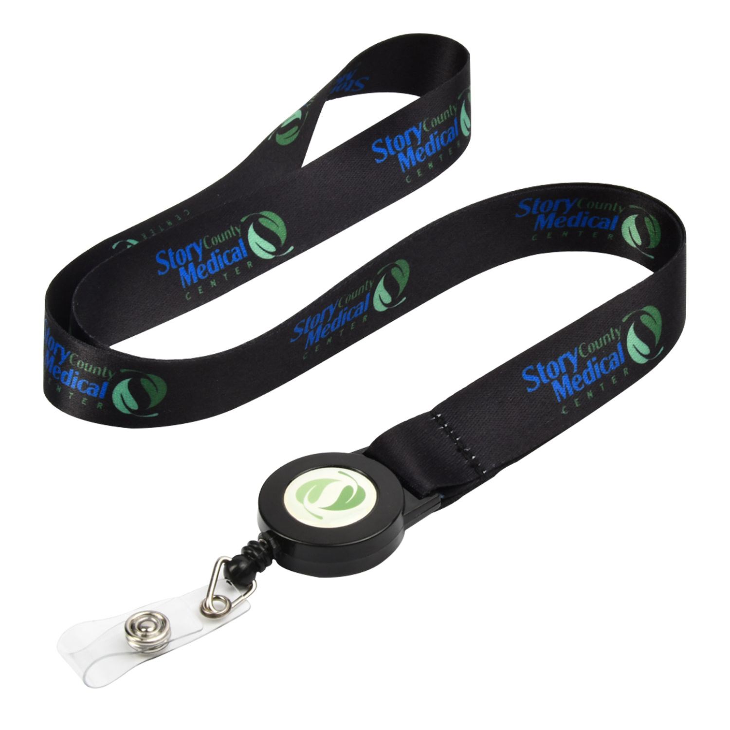 Dye-Sublimated Lanyard Badge Reel Combo w/ Safety Breakaway 4