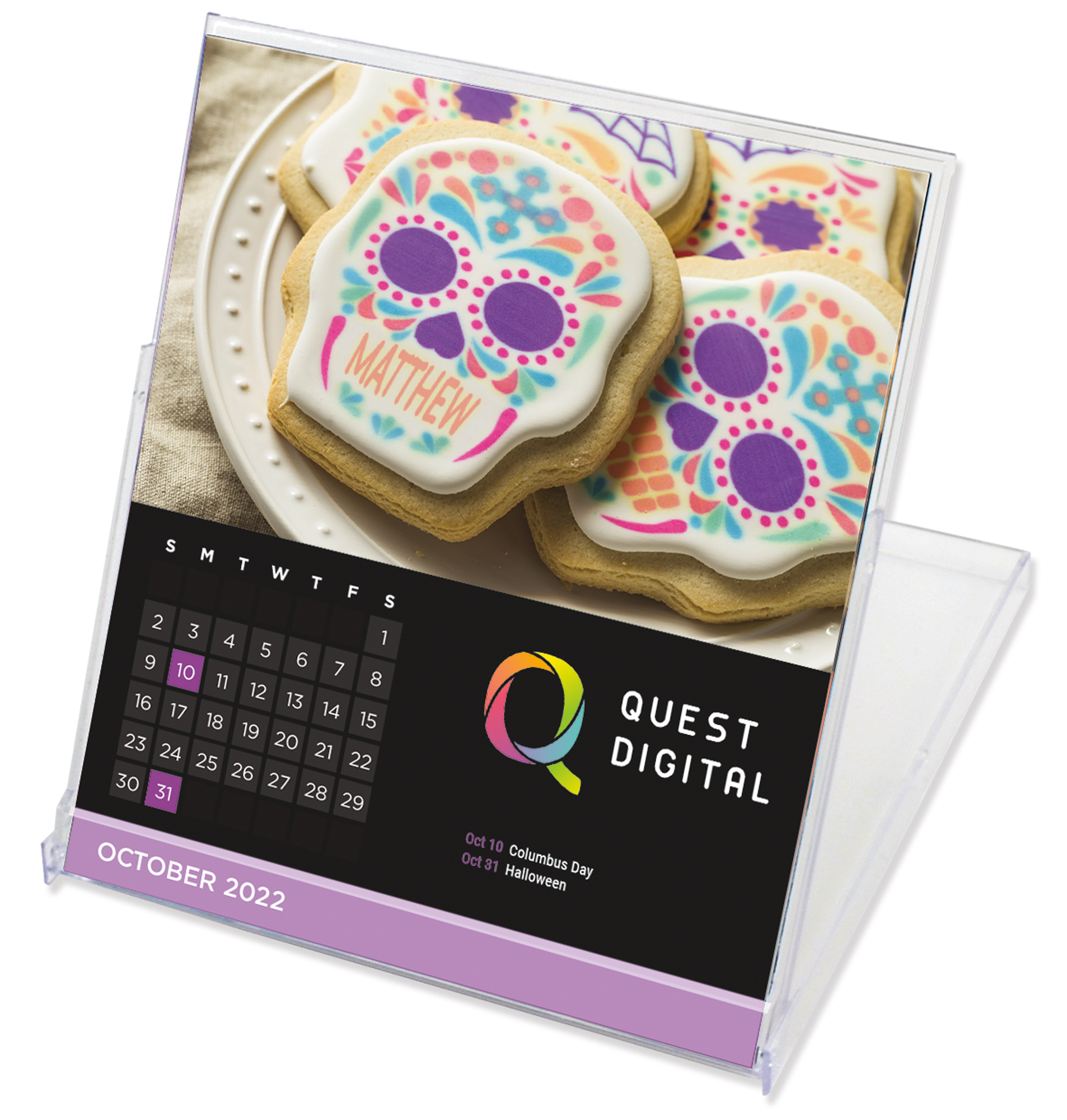 Jewel Case Calendar w/Name Personalization (CD Size)