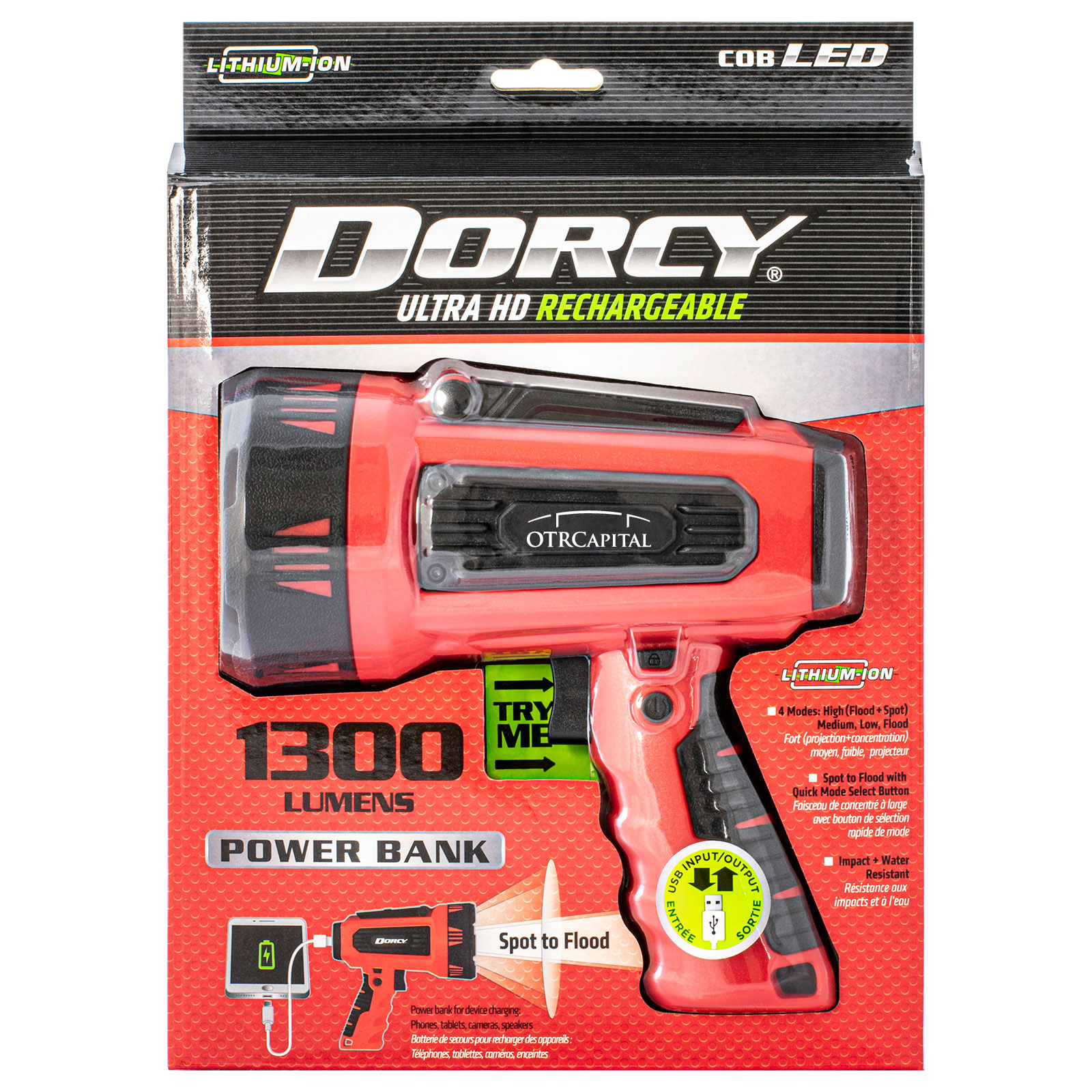 1300 Lumen Ultra HD Rechargeable Spotlight 2