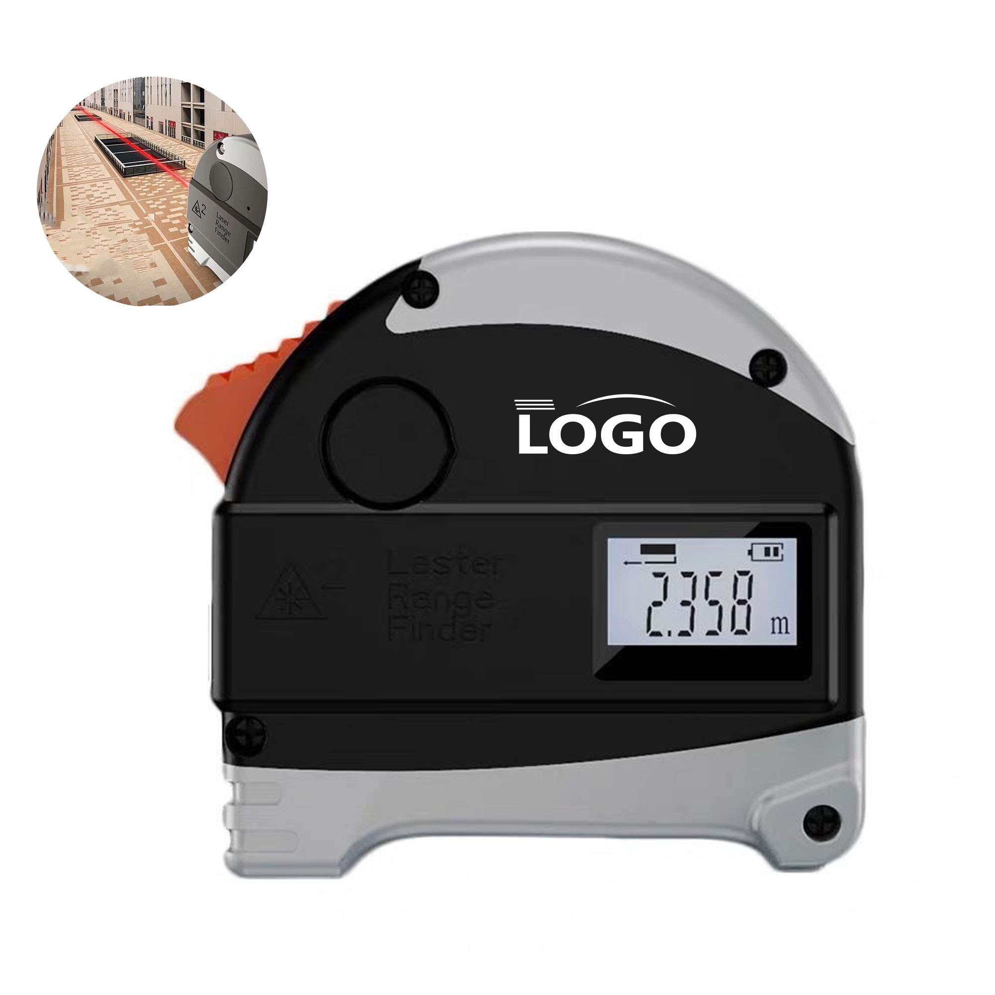 2-in-1 Laser Distance Measuring Tape 5