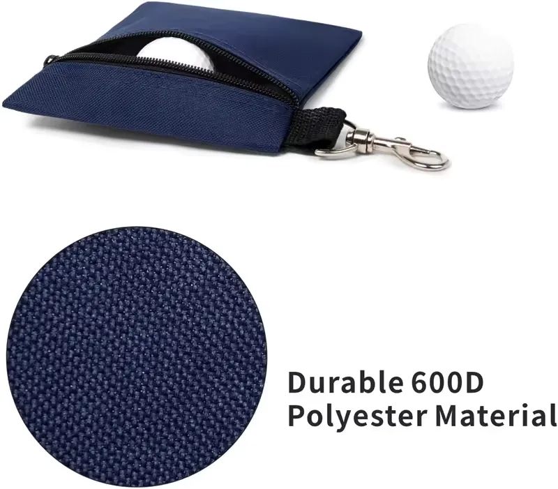 Zipper Golf Tee/Ball Pouch Bag 2