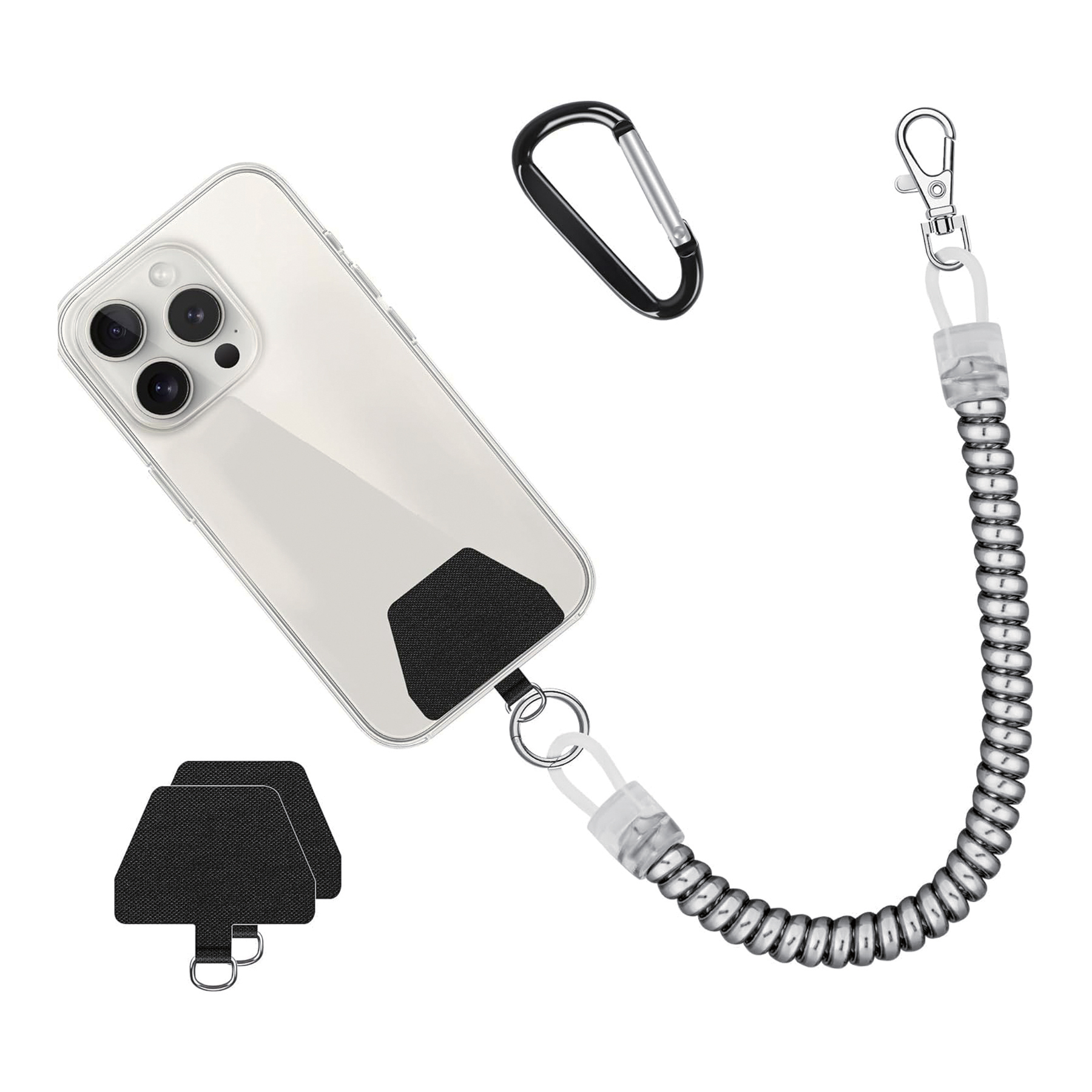 Phone Lanyard Tether with 4 Patch 5