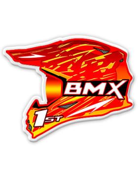 Acrylic Plaque: Helmet Shape 8", Clear 1/8th Inch 1