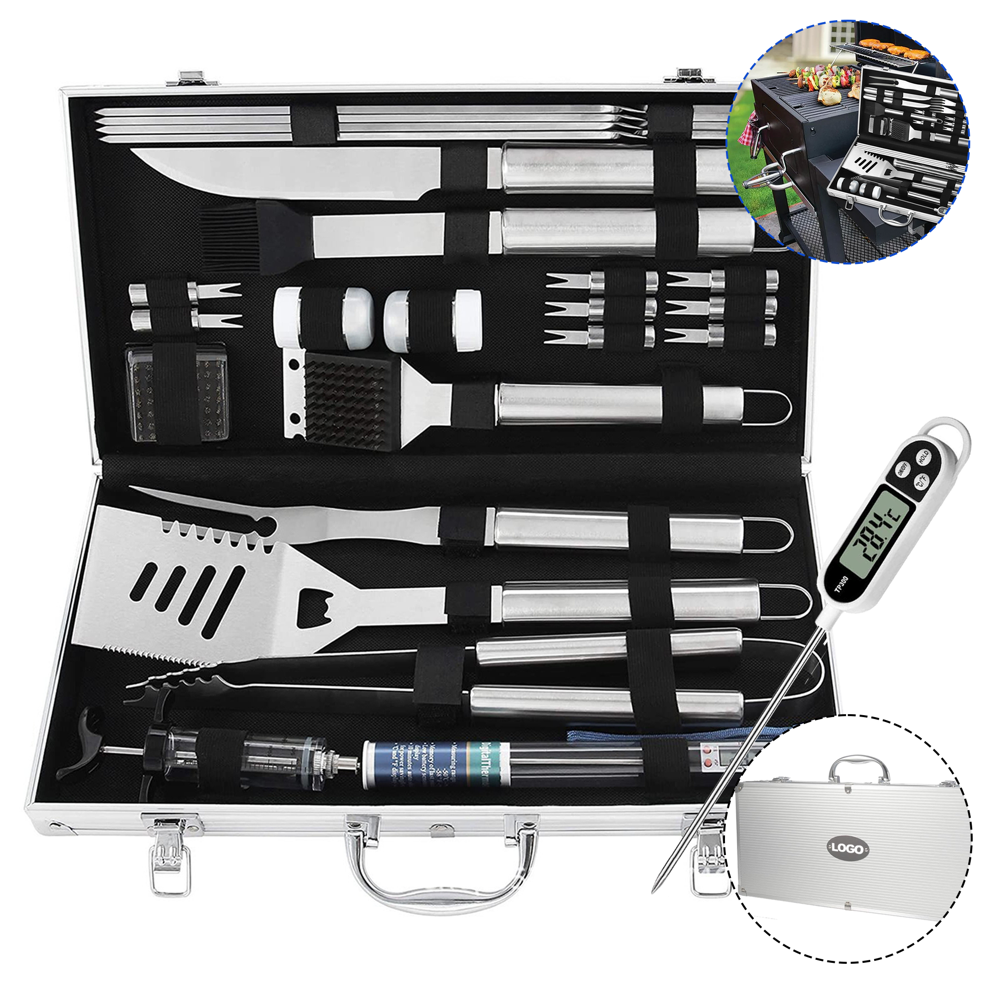 Accessories for Outdoor Grill with Aluminum Case 1