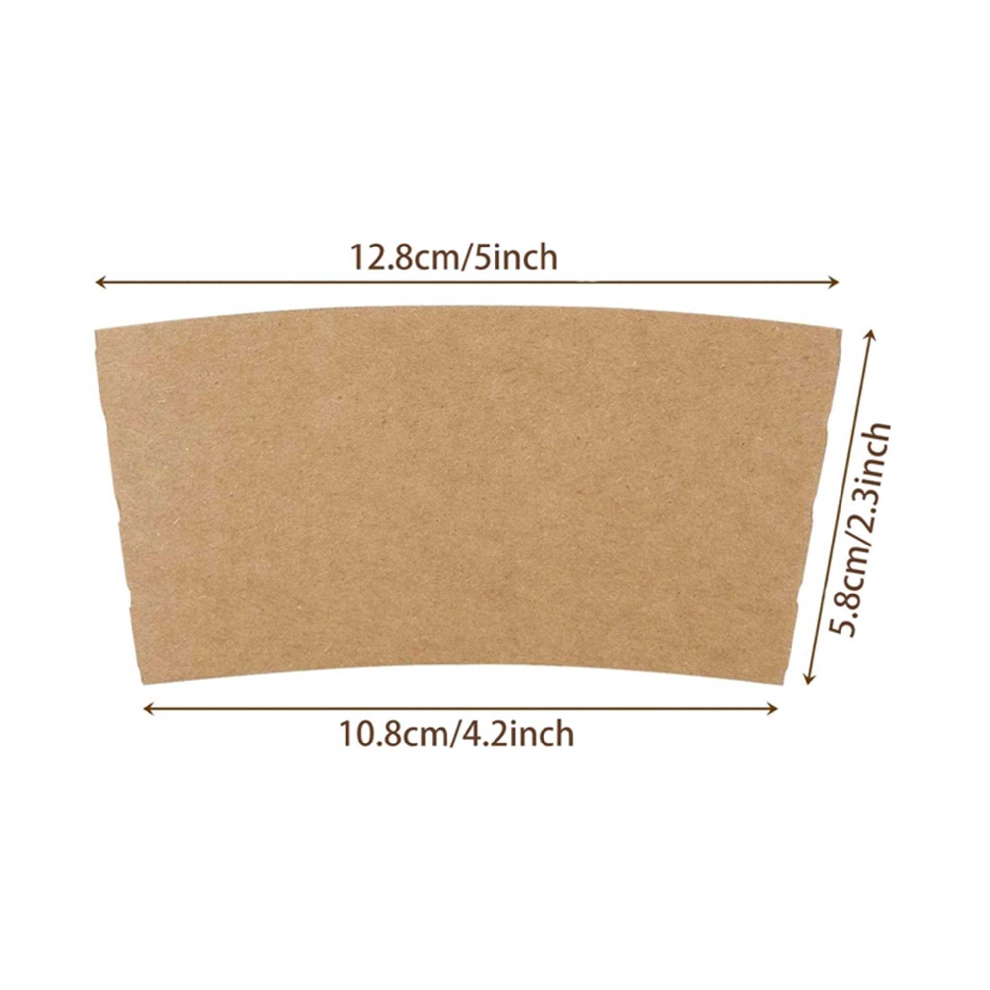 Kraft Paper Coffee Cup Sleeves 3