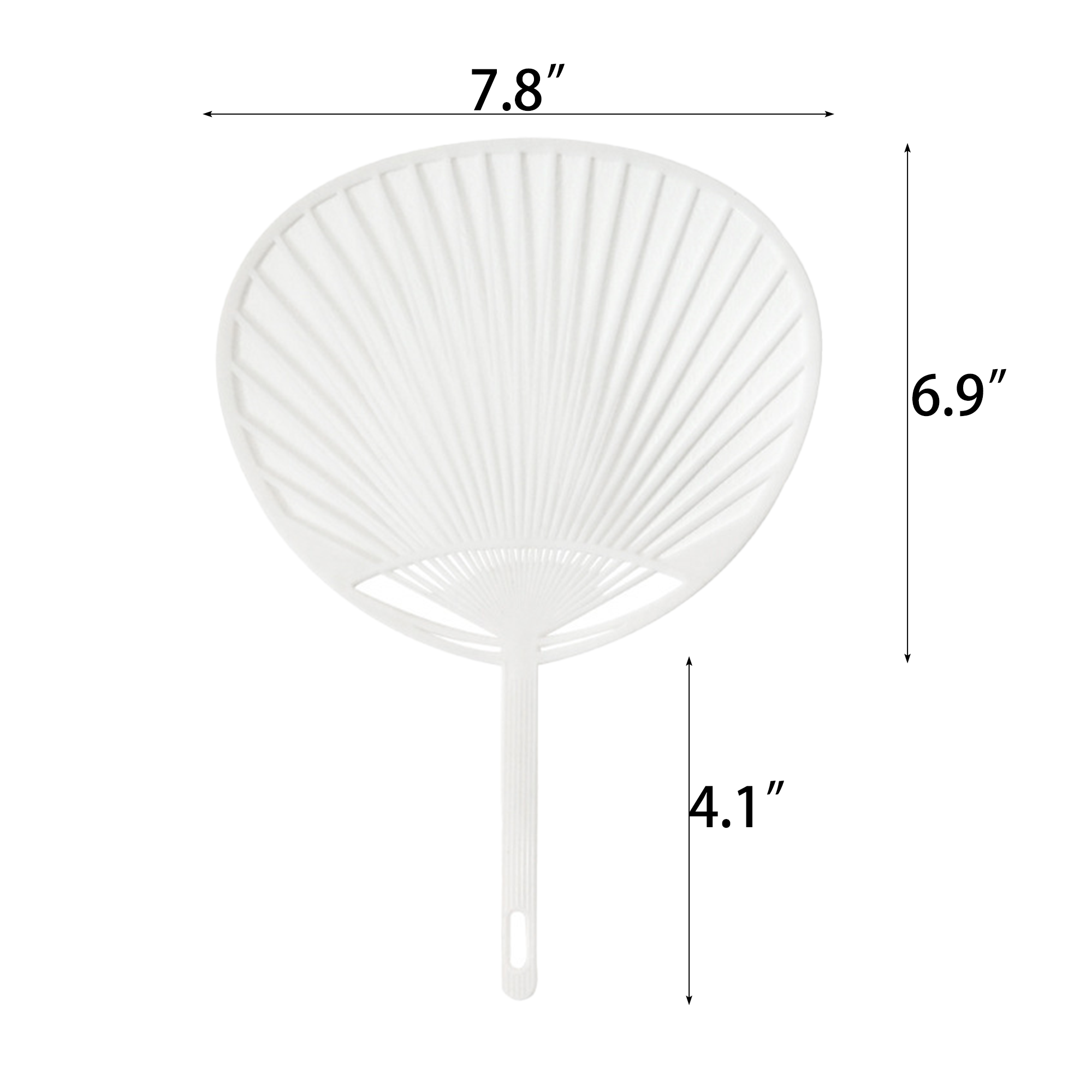 Custom Full Color Plastic Hand Fan 2