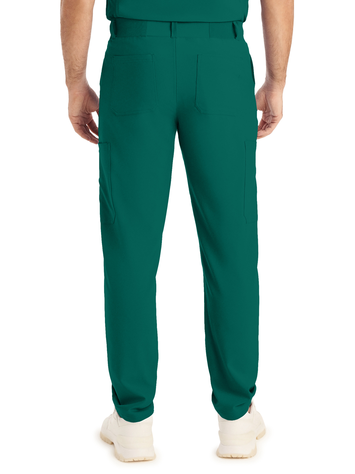 Landau - Forward - Men's Eight-Pocket Mid-Rise Rib-Knit Elastic Waist Cargo Pant 18