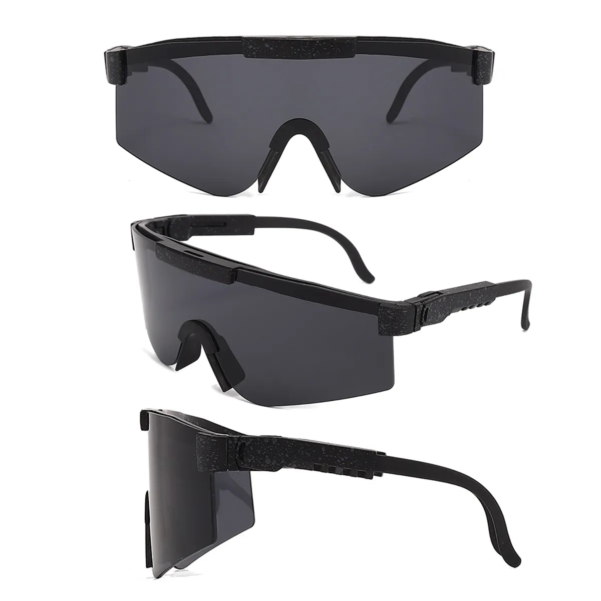 Wraparound Sport Sunglasses with Mirrored Lenses 6