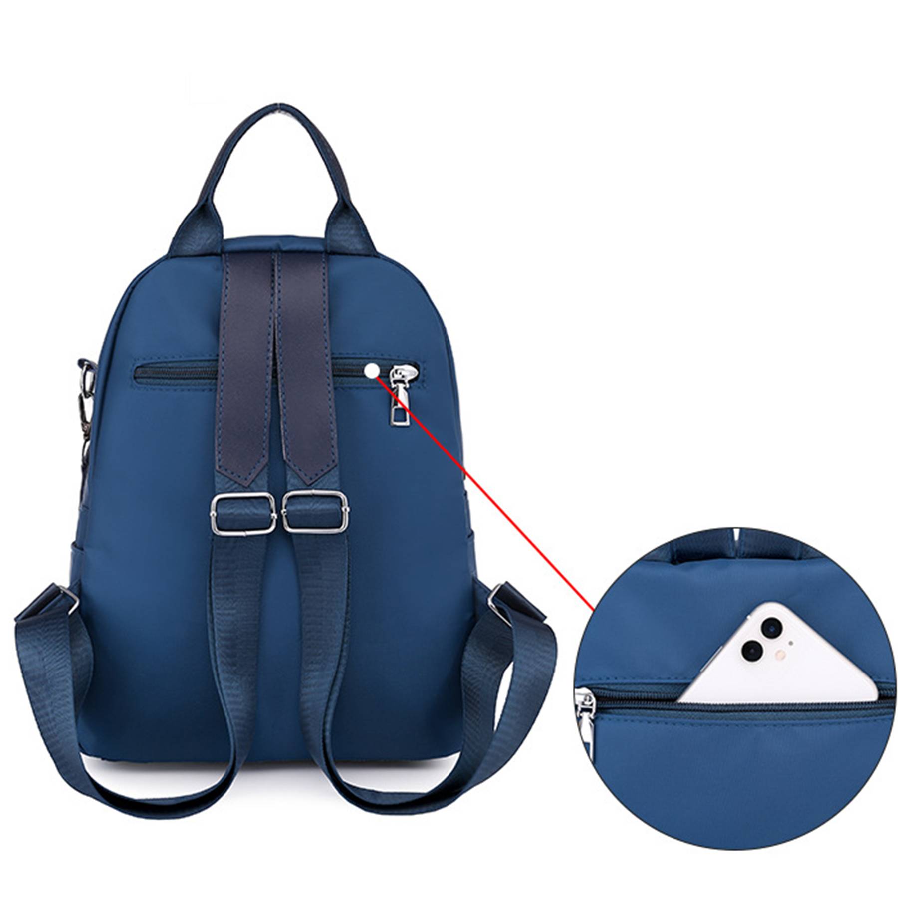 Oxford Cloth Women Fashion Travel Bag Backpack 7