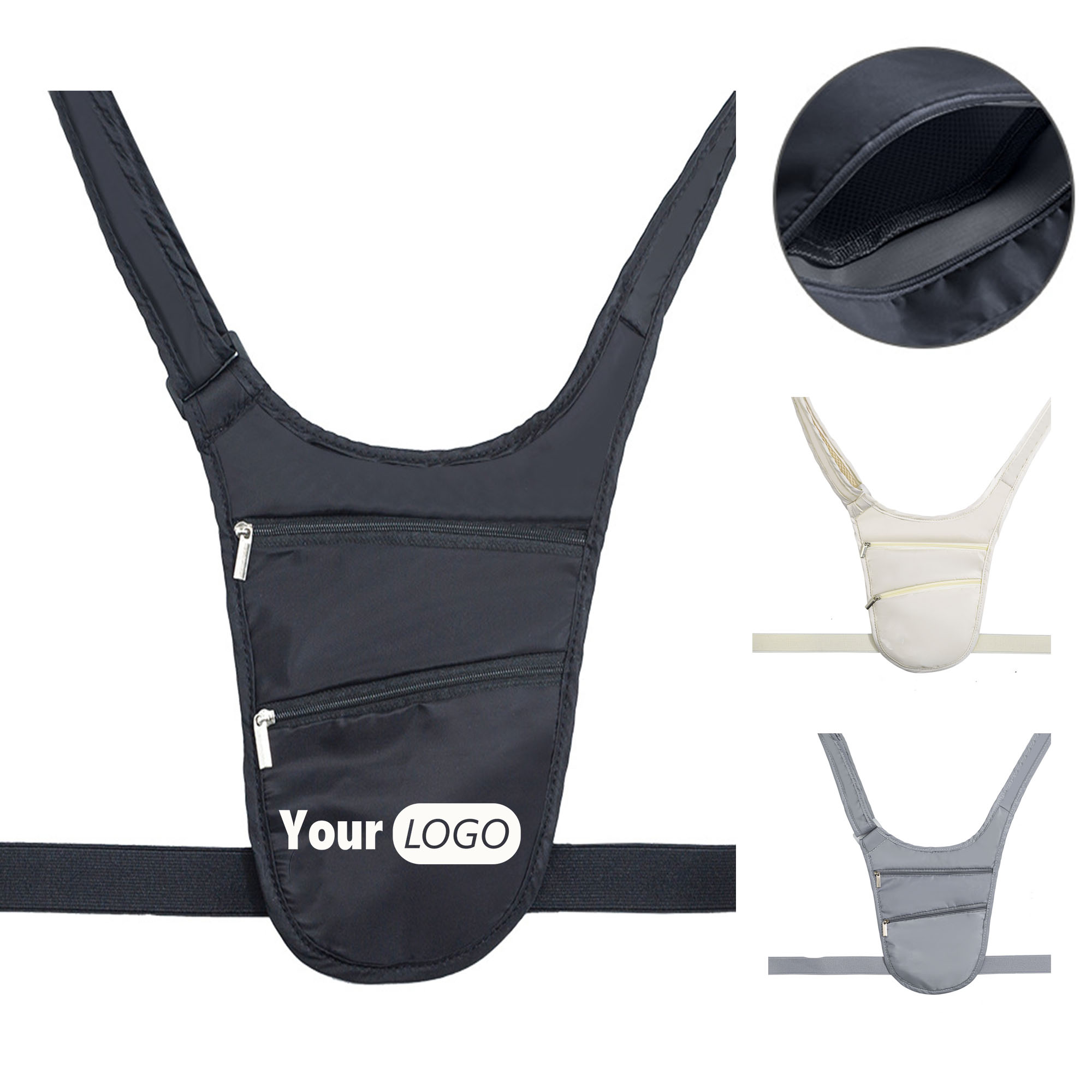 Invisible Close Fitting Waist Bag 2