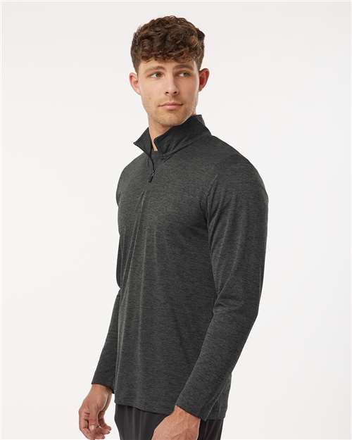 Performance Mélange Quarter-Zip Pullover