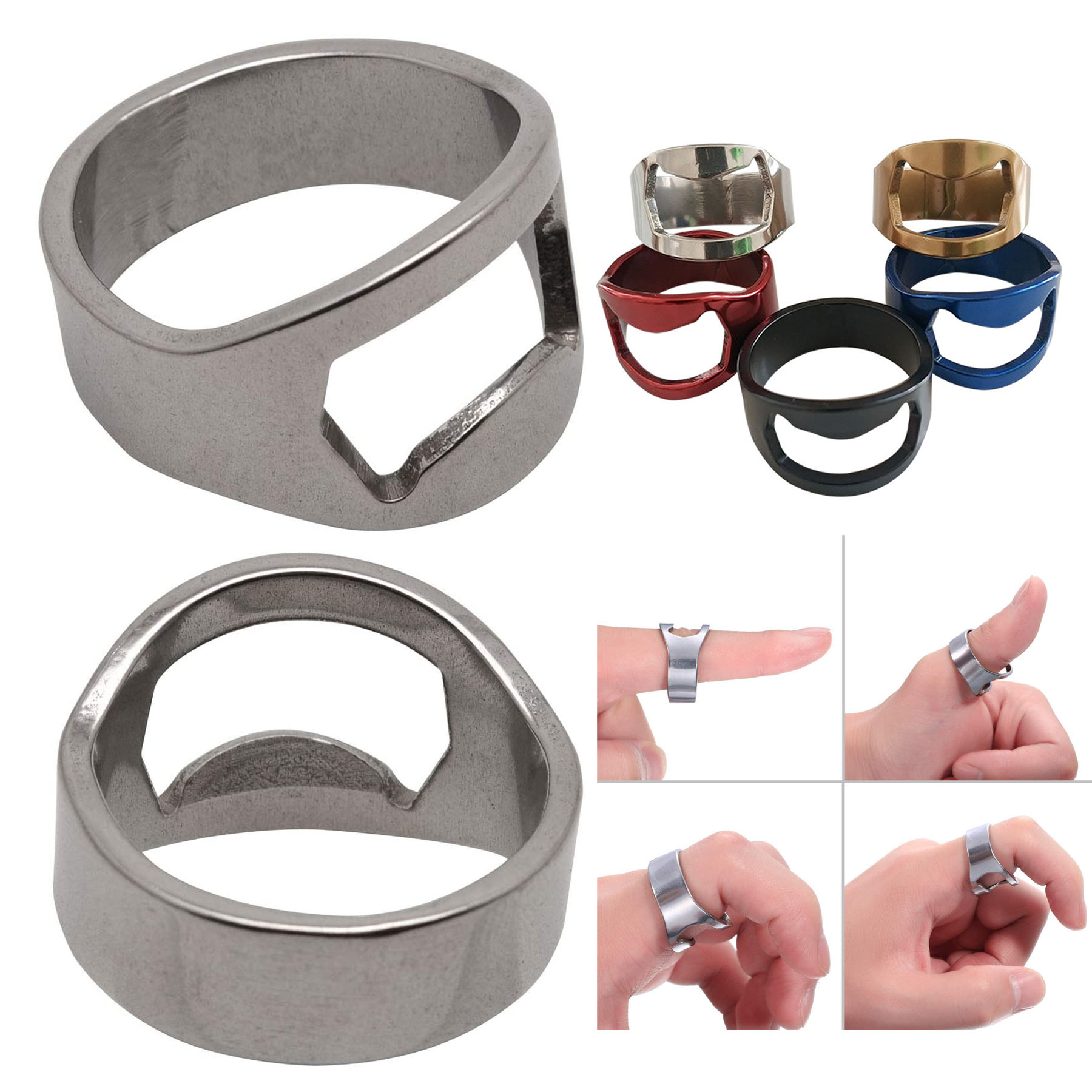 Stainless Steel Ring Bottle Opener 2