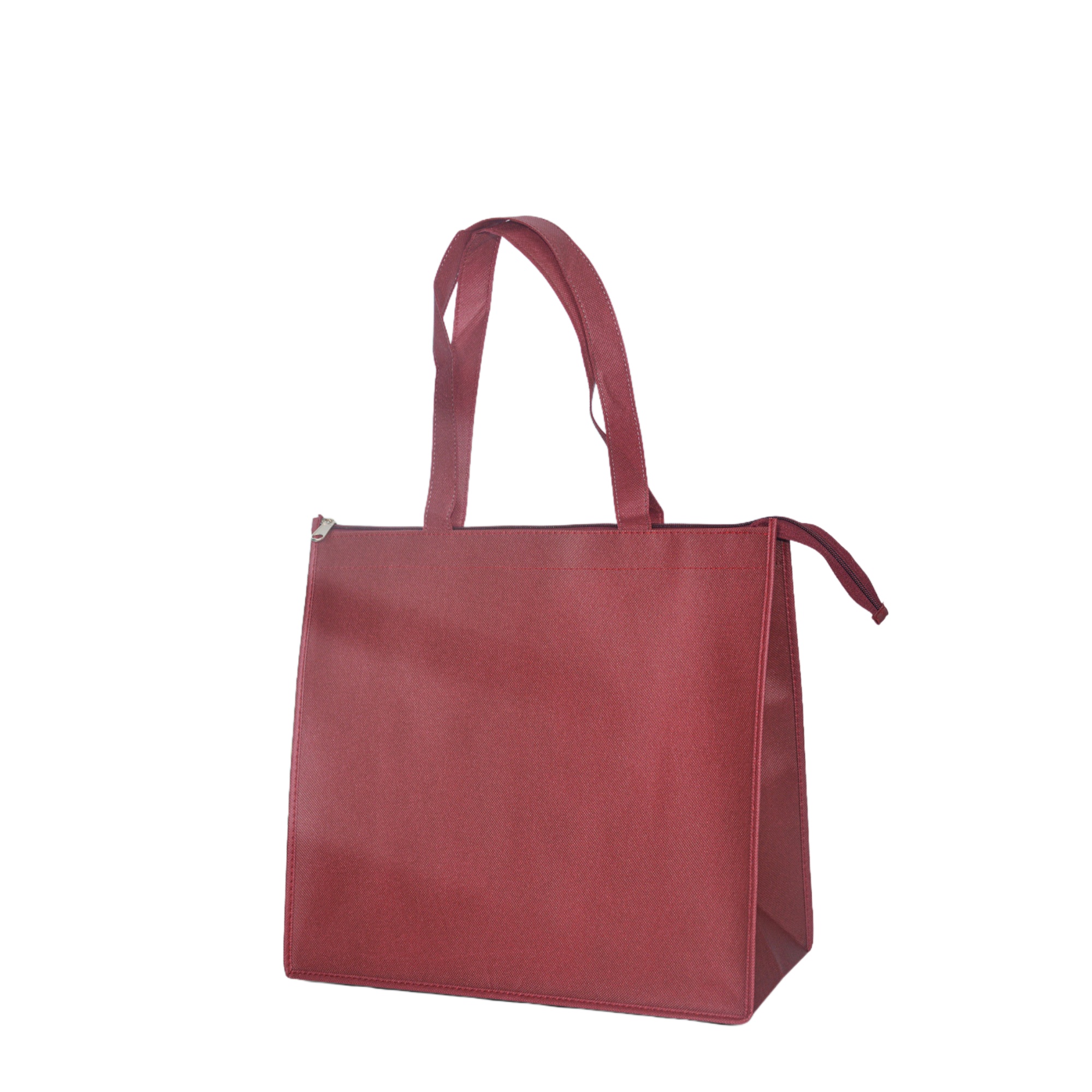 Non-Woven Reusable Grocery Zipper Tote Bags 8