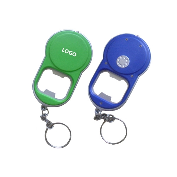 Bottle Opener Keychain with LED Light 2