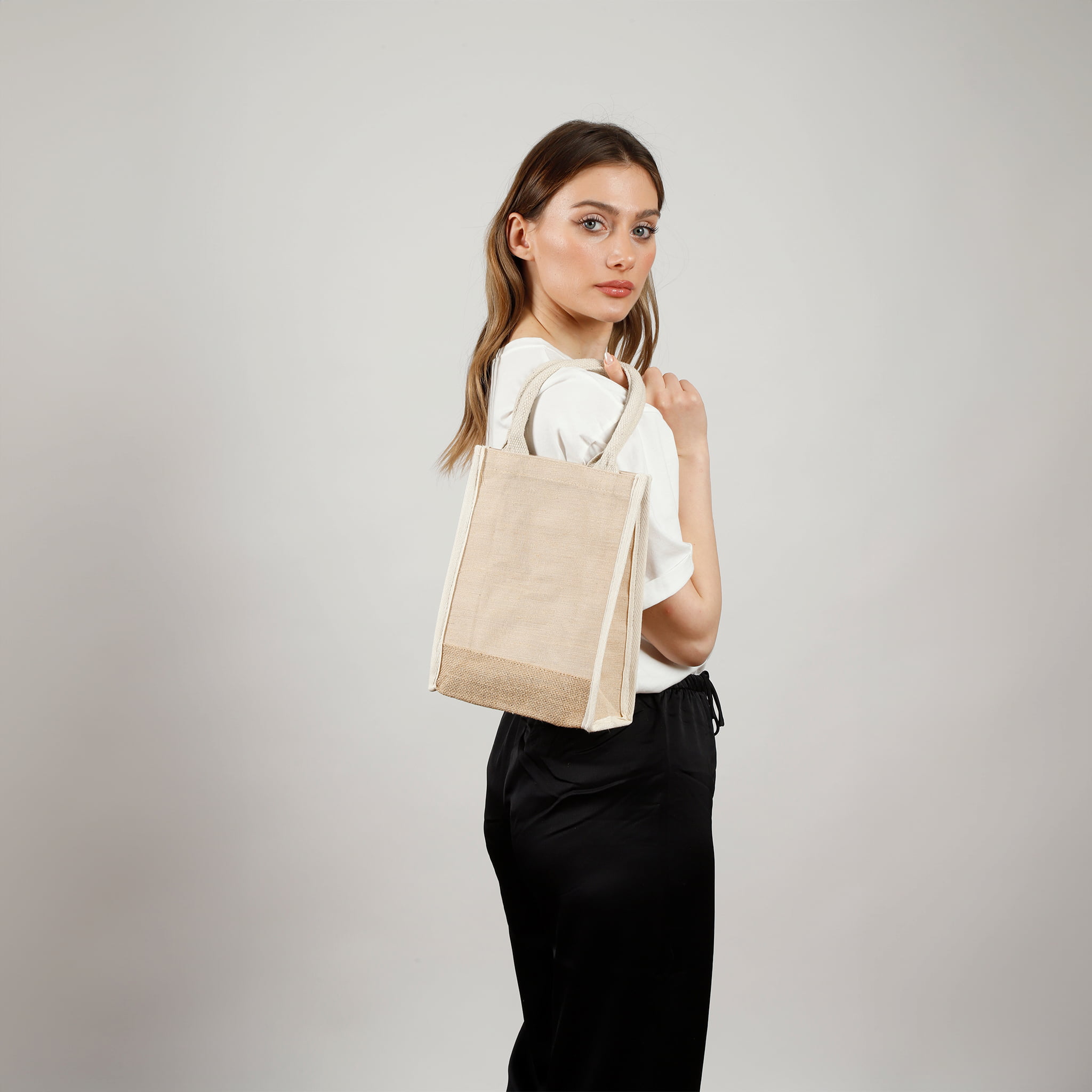 Juco Library Tote Bag, custom tote bag with logo imprint 6