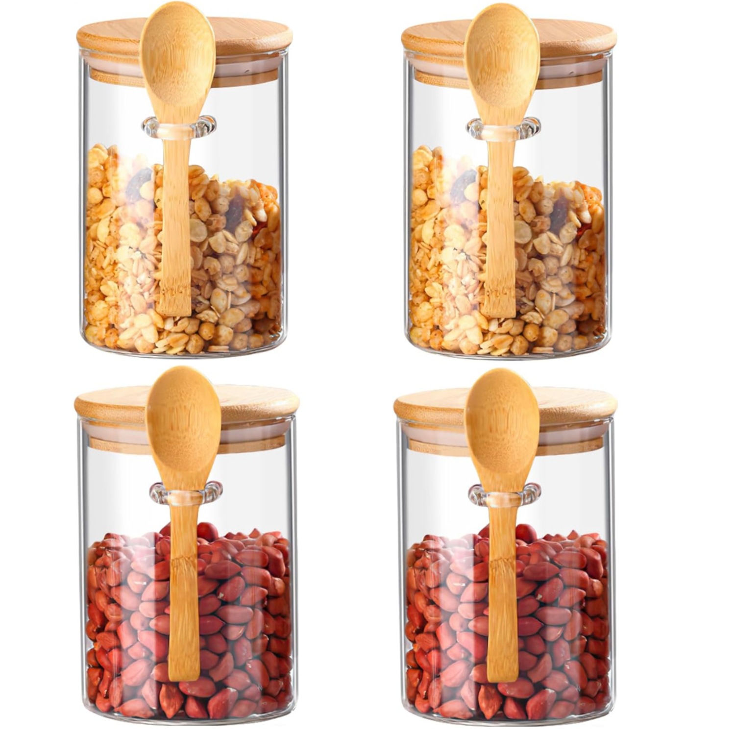 Jars With Bamboo Lids 2