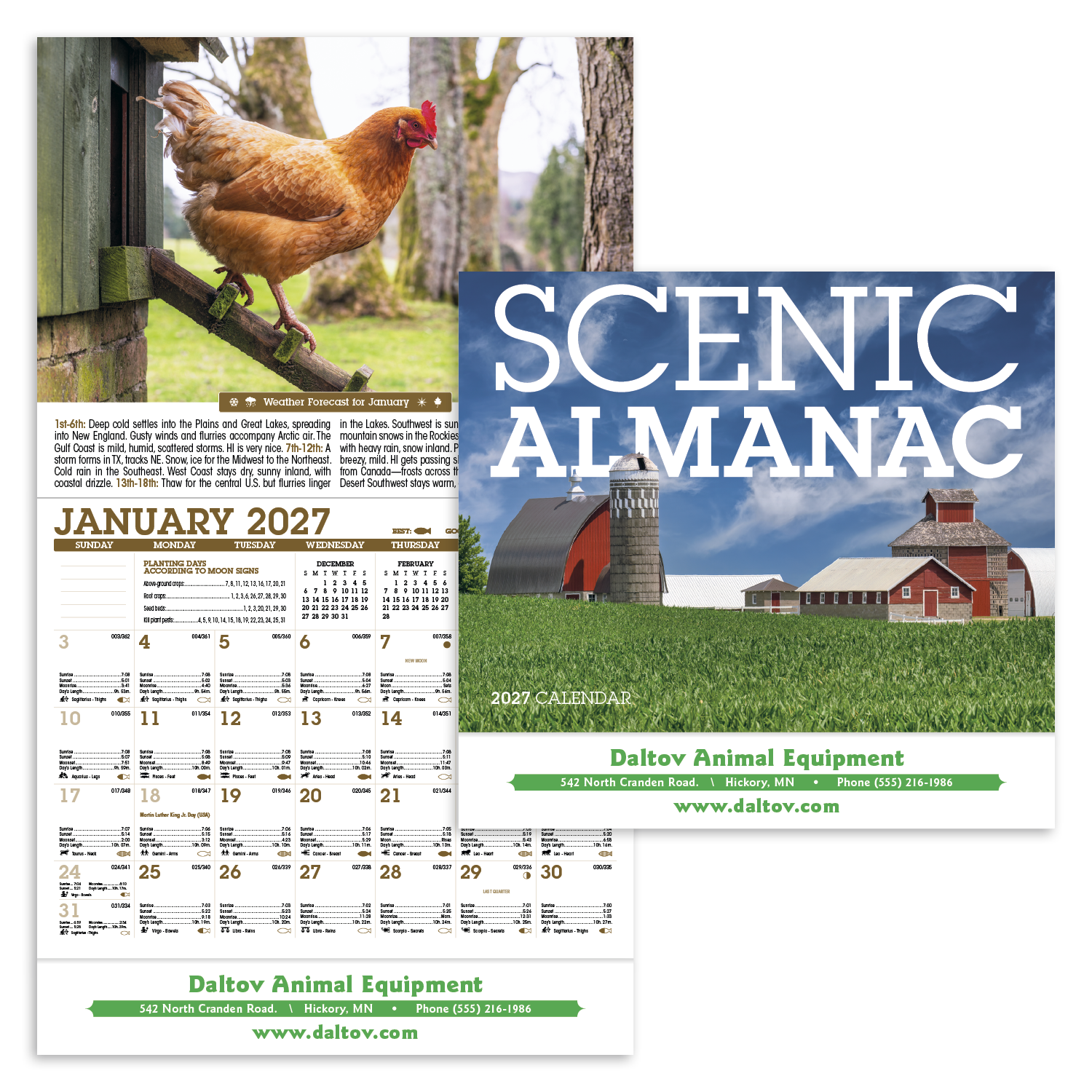 Triumph® Calendars Scenic Almanac 67