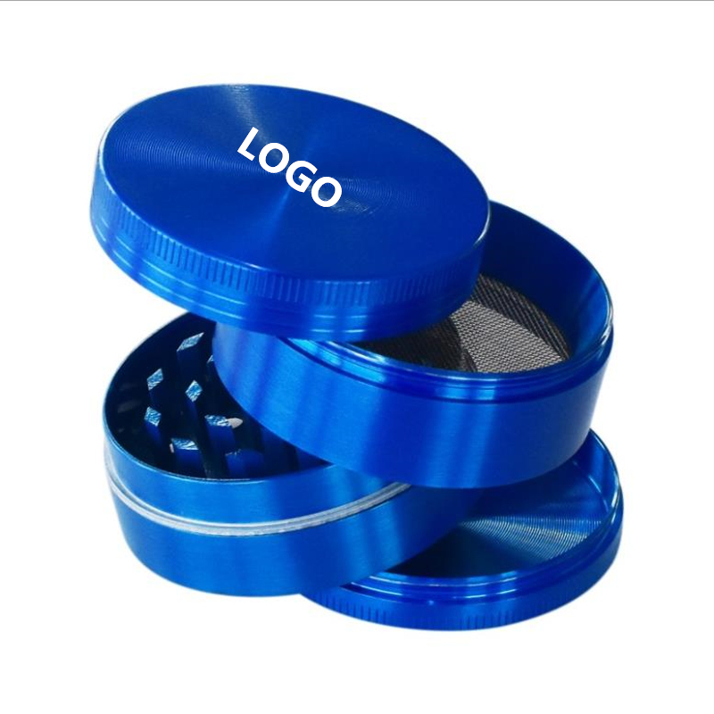 Premium Aluminum Alloy Herb Grinder 2.45 Inches 4 Piece Metal Grinder with Pollen Catcher 3