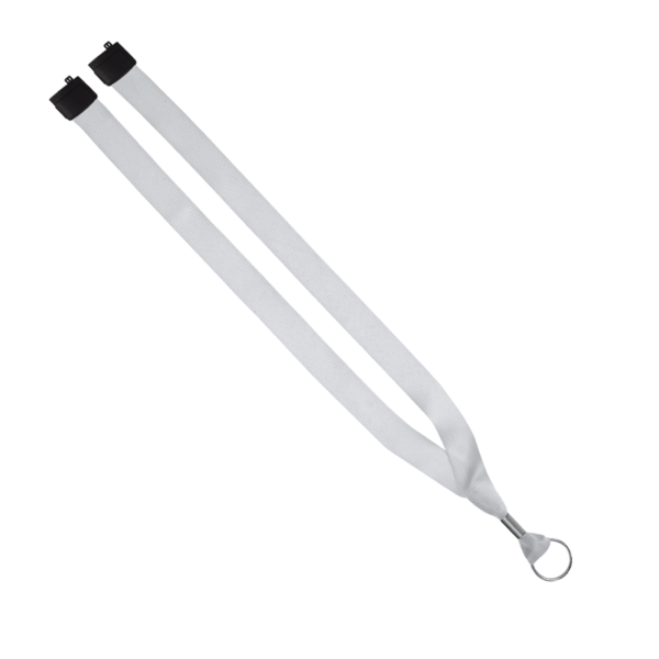 USA Made 0.75" Dye-Sublimated Lanyard with Zinc Crimp & Zinc Split-Ring 42