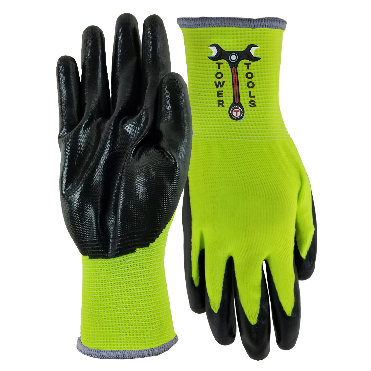 Nitrile Coated Safety Gloves with Oversized DTF 2