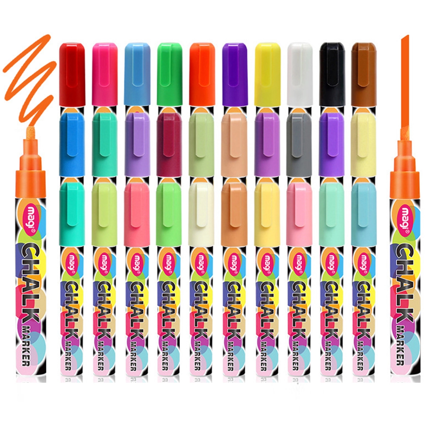 6Mm Liquid Chalk Markers Erasable Chalkboard Pens 1
