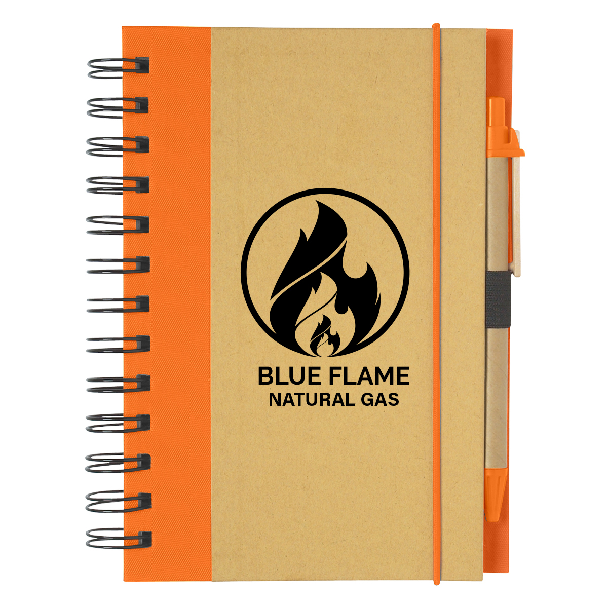 ECO-INSPIRED SPIRAL NOTEBOOK & PEN 19