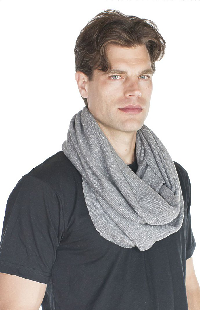 Unisex eco Triblend Thermal Infinity Scarf 4