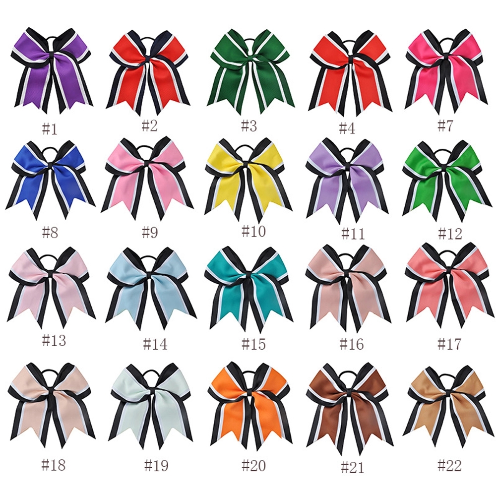 7 inch Large Cheerleader Hair Bows 3