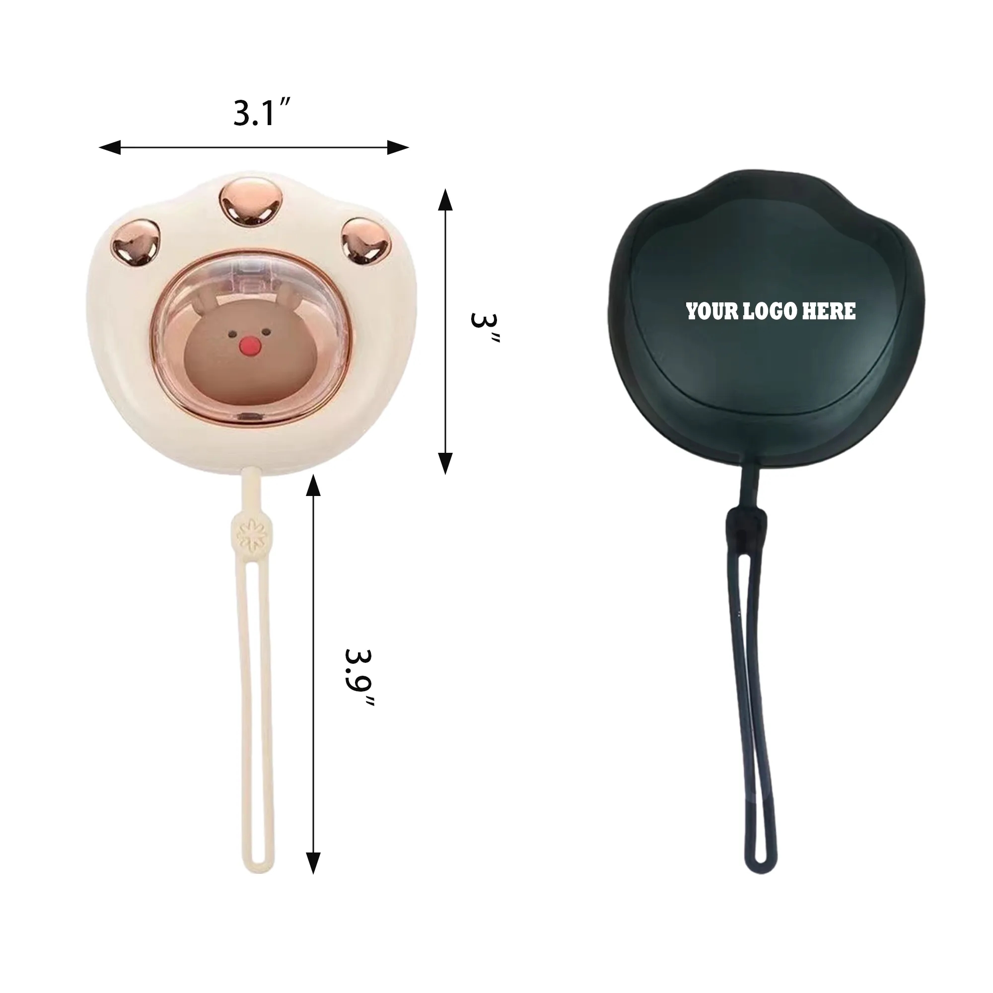 Electric Cat Paw Hand Warmer 1200 mah MOQ 100PCS 4