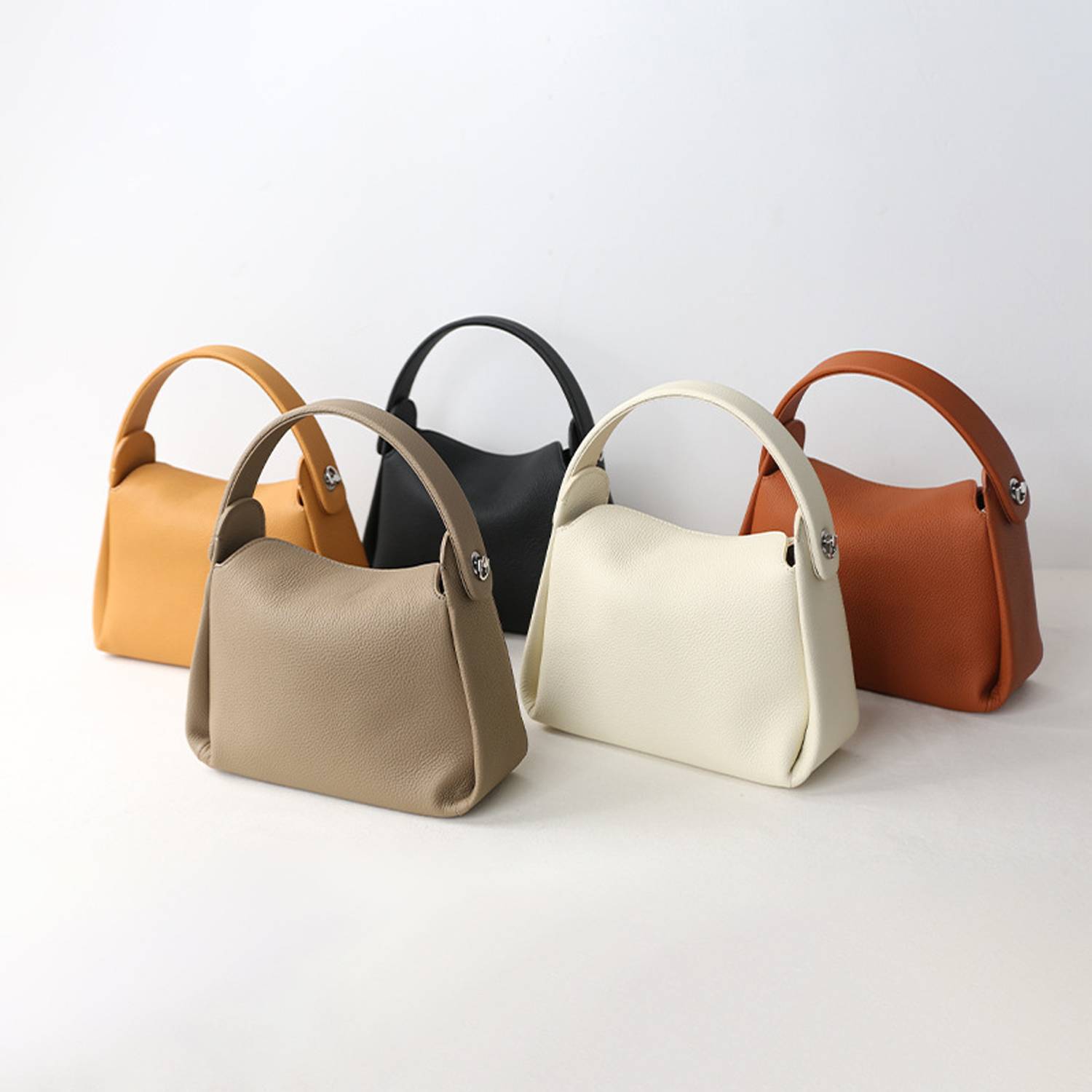 Genuine Leather Top handle purse & handbag 4