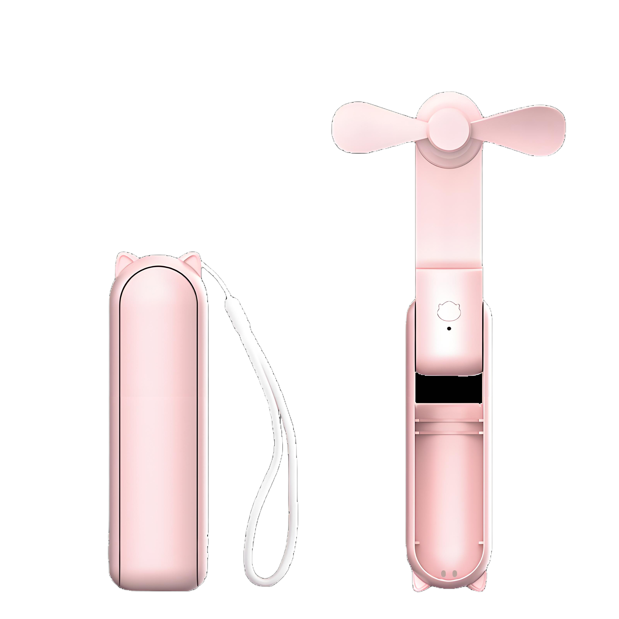 Portable Handheld Fan with Built-in Power Bank 2