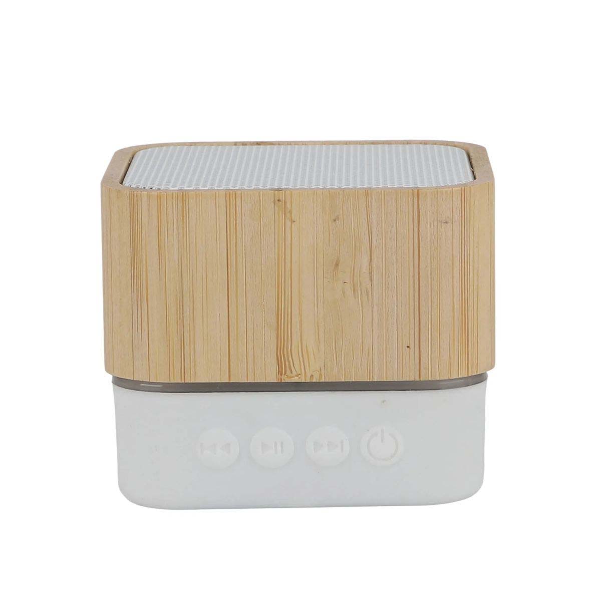Compact Bamboo Bluetooth Speaker with TF Playback 3