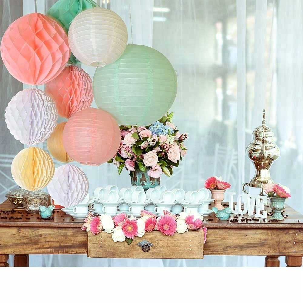 Honeycomb Paper Lantern 1