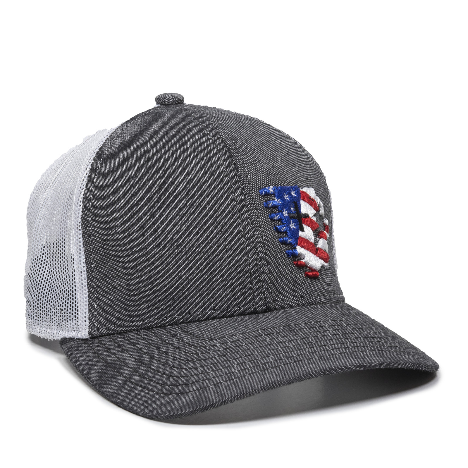 Chambray Mesh Back 2