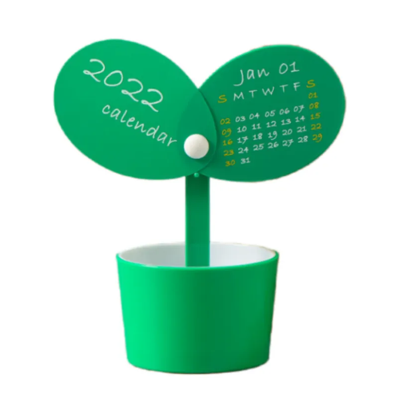 2025 Flower Pot Desk Calendar 1