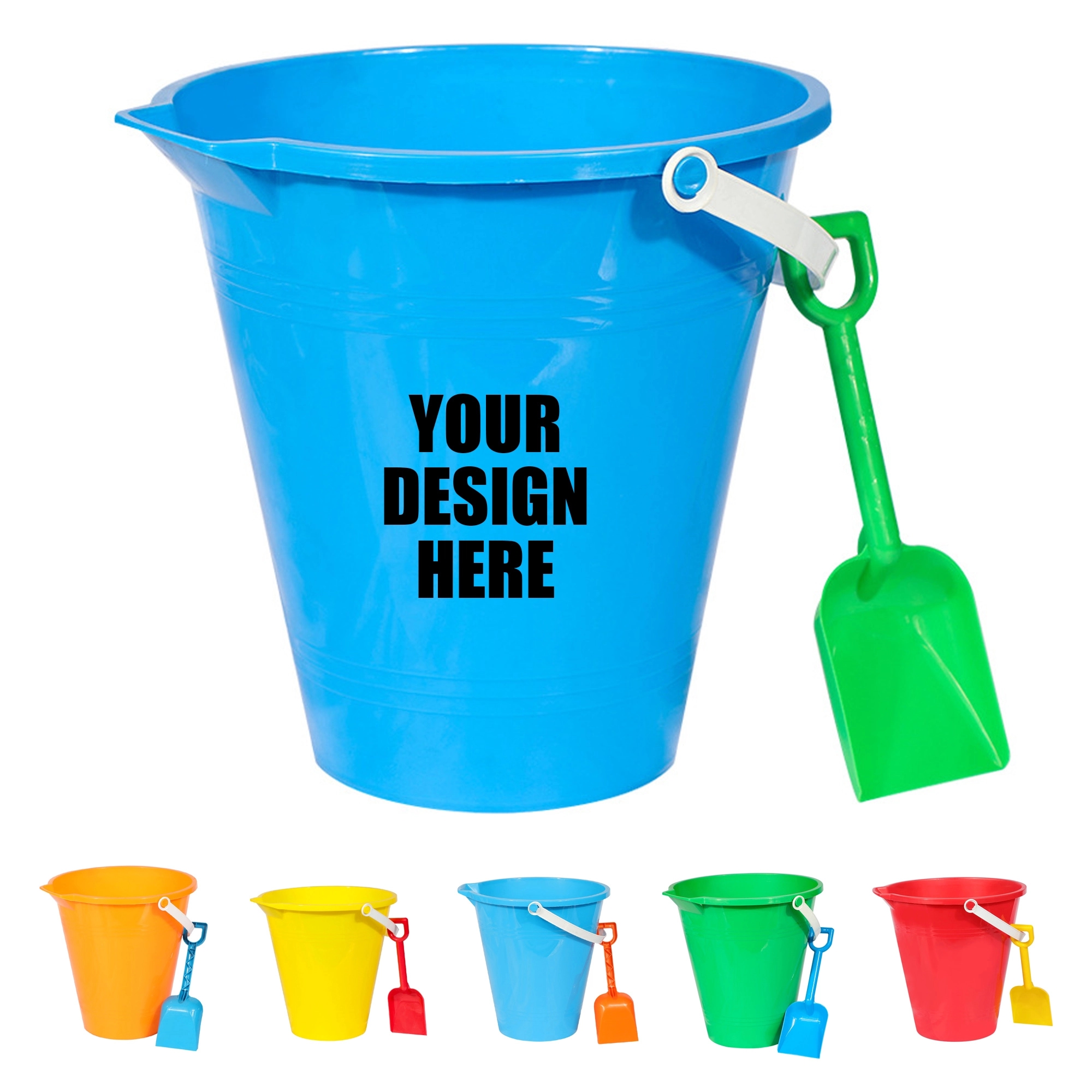 Beach Bucket w/ Shovel 5