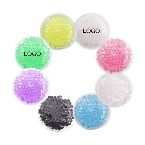 Transparent Round Ice Pack - Small Multi-Color Cooling Gel 5