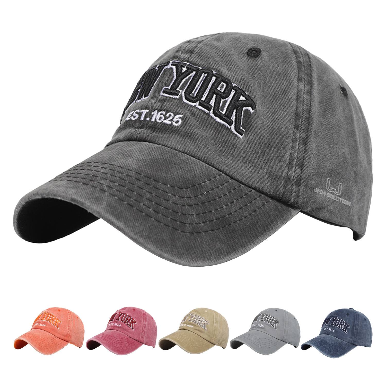 Adjustable Unconstructed Plain Baseball Cap