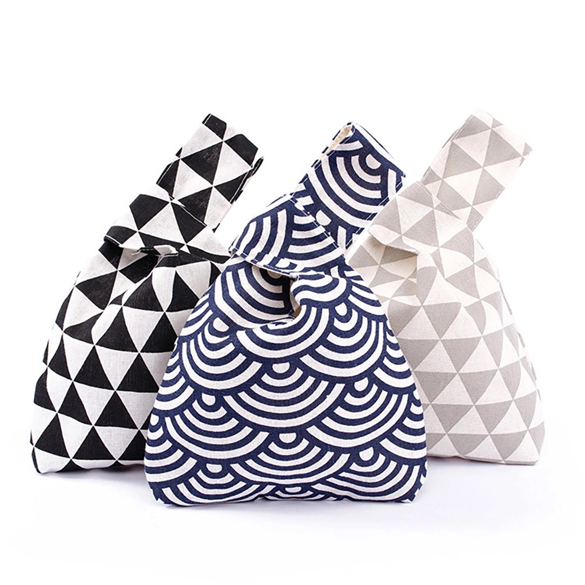 Cotton Canvas Knot Bag, custom tote bag with logo imprint 2