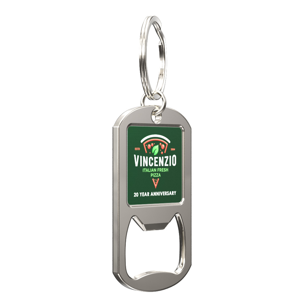 Vibraprint® Dog Tag Bottle Opener Key Tag 3