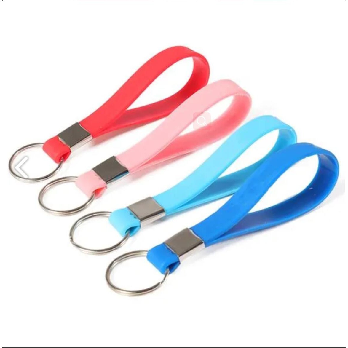 Silicone Wristband Keychain 1